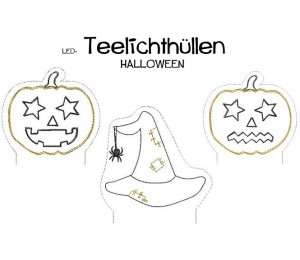 ITH - LED Teelichthüllen Halloween